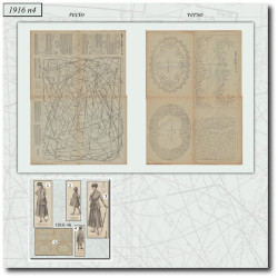 1916 N°6 Patrons A3 La mode...