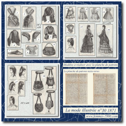 1871 N°30 Sewing patterns...