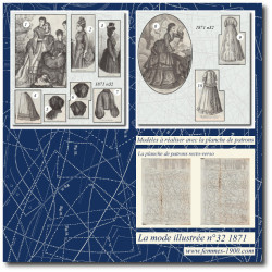 1871 N°32 Sewing patterns...