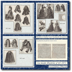 1871 N°45 Sewing patterns...