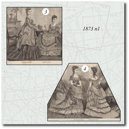 Robe en faye et tulle