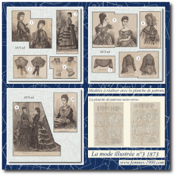1873 N°3 Patrons A4 La mode...