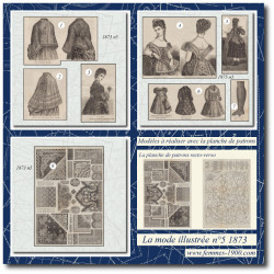 1873 N°5 Patrons A4 La mode...