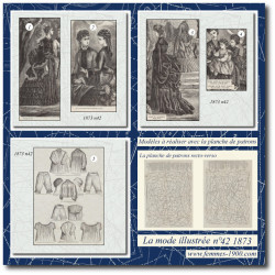 1873 N°42 Sewing patterns...