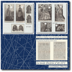 1873 N°49 Sewing patterns...