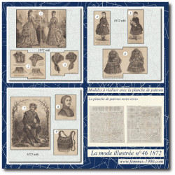 1872 N°46 Sewing patterns...