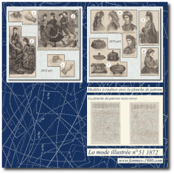 1872 N°51 Patrons A4 La...