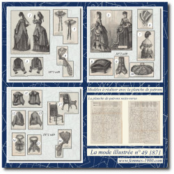 1871 N°49 Sewing patterns...