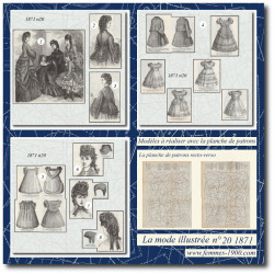 1871 N°20 Sewing patterns...