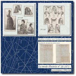 1871 N°38 Sewing patterns...