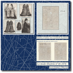 1876 N°36 Sewing patterns...