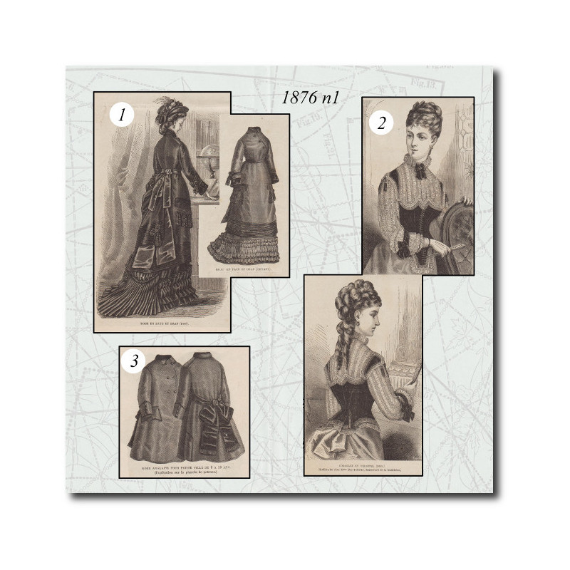 Robe en faye et drap
 Corselet en velours