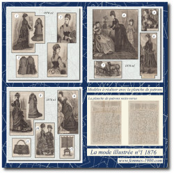 1876 N°1 Patrons A4 La mode...