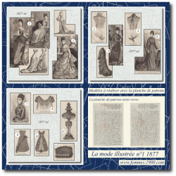 1877 N°1 Patrons A4 La mode...
