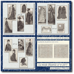 1877 N°9 Patrons A4 La mode...