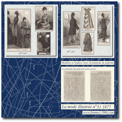 1877 N°51 Sewing patterns...