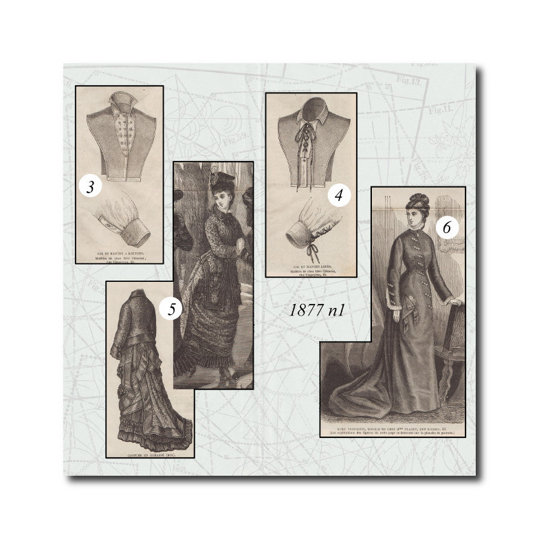 Costume en damassé
 Robe princesse