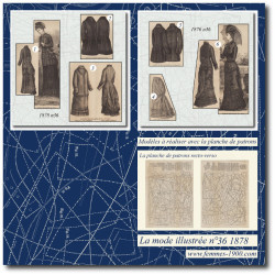 1878 N°36 Sewing patterns...