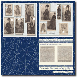 1878 N°46 Sewing patterns...