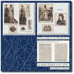 1879 N°51 Sewing patterns...