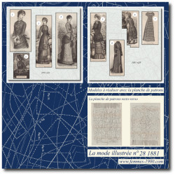 1881 N°28 Sewing patterns...