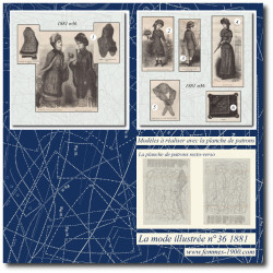 1881 N°36 Sewing patterns...