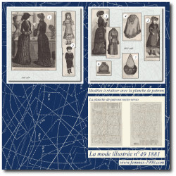 1881 N°49 Sewing patterns...
