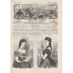 La mode illustrée 1872 N°9
