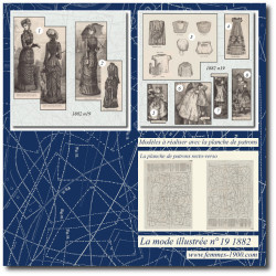 1882 N°19 Patrons A4 La...