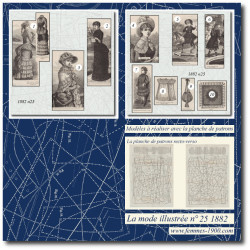 1882 N°25 Patrons A4 La...