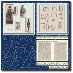 1882 N°36 Sewing patterns...