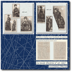 1882 N°45 Patrons A4 La...