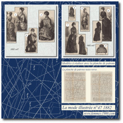 1882 N°47 Sewing patterns...