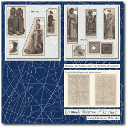 1882 N°52 Sewing patterns...