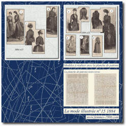 1884 N°15 Patrons A4 La...