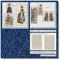 1884 N°24 Patrons A4 La...