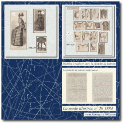 1884 N°29 Patrons A4 La...