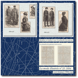 1884 N°35 Sewing patterns...