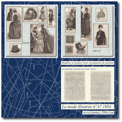 1884 N°47 Sewing patterns...