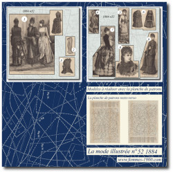1884 N°52 Sewing patterns...