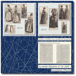 1885 N°29 Sewing patterns...
