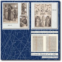 1885 N°31 Sewing patterns...