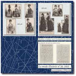 1885 N°36 Sewing patterns...