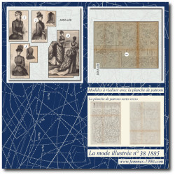 1885 N°38 Sewing patterns...