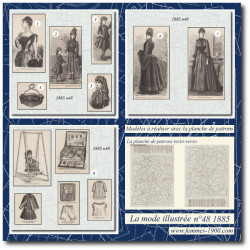 1885 N°48 Sewing patterns...