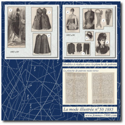 1885 N°50 Sewing patterns...