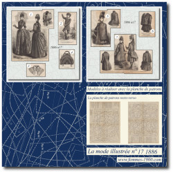 1886 N°17 Sewing patterns...