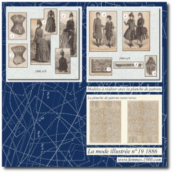 1886 N°19 Sewing patterns...