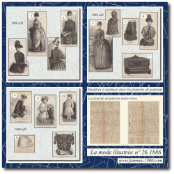 1886 N°26 Sewing patterns...