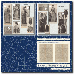 1889 N°16 Sewing patterns...